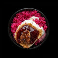 Karamell Ziegenkäse I Cous Cous I Pekannuss I Pink Hummus